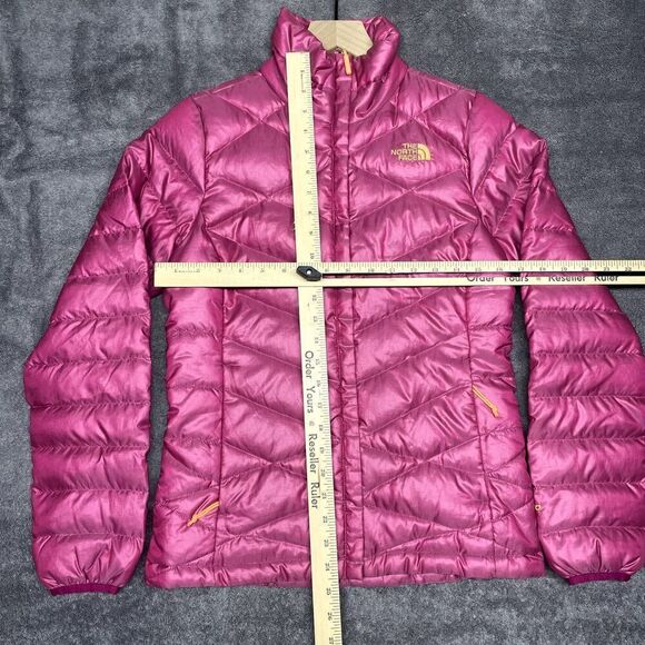 The North Face Jacket Womens XS Pink Puffer Goose Down Aconcagua 550 Snow - Picture 7 of 10